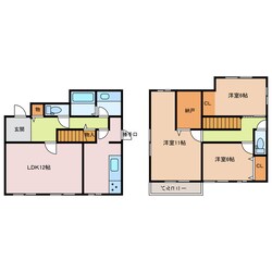 タカラ貸家津(39-10)の物件間取画像